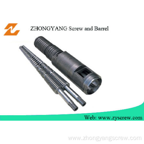 Conical Twin Screw and Barrel for Plastic Window Frames